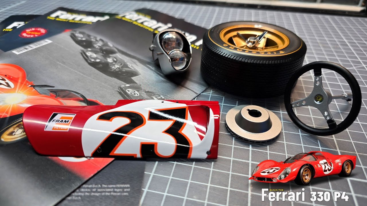 【絶版希少！】GP REPLICAS 1/12 Ferrari 330 P4 GP Replicas 1:12 Ferrari 330 P4 - Plain Red • DiecastSociety.com