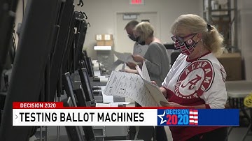 How secure is your vote? Voting machine testing underway in Mobile County - NBC 15 WPMI