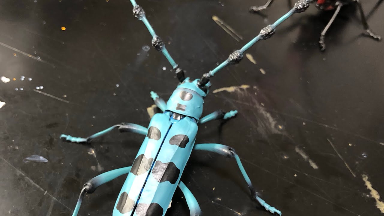 ルリボシカミキリ いきもの大図鑑 カミキリムシ ありがとうございます