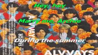 Archie, Marry Me (karaoke) in the style of Alvvays
