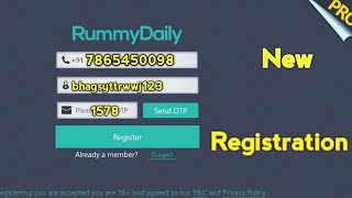 How To Register On Rummy Daily || Rummy Tech screenshot 5