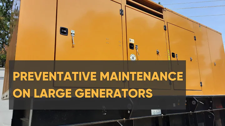 How We Do Preventative Maintenance On Large Generators