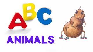 Abc Flashcards For Toddlers. Lets Learn The Alphabet. Алфавит На Английском Для Детей.