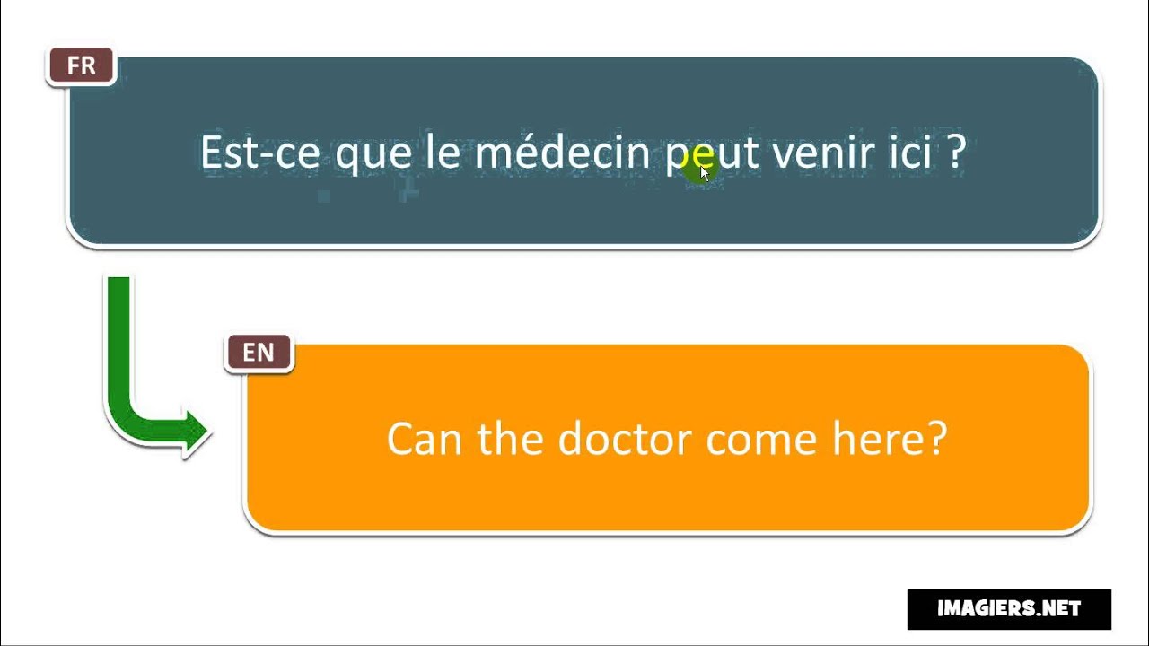 How to pronounce est ce que le m decin peut venir ici youtube