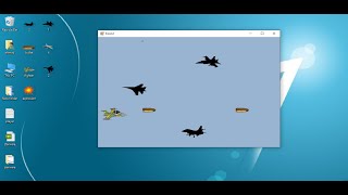 تصميم لعبة حرب طائرات بالسي شارب مع السورس كود screenshot 1