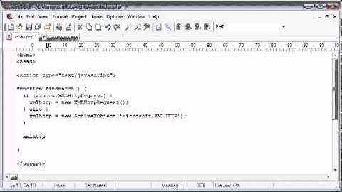 Beginner PHP Tutorial   176   Auto Suggest Application Part 2 flv