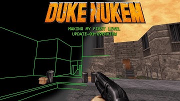 DUKE NUKEM 3D - Mapster32 (Level Editor) - My First User Map - Update 01