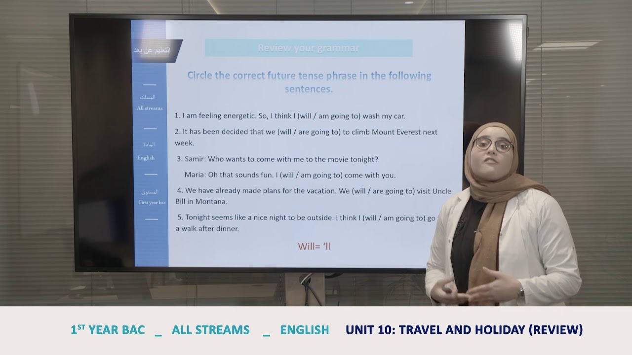 Anglais Tronc Commun:  UNIT10 TRAVEL REVIEW