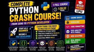 Complete Python Crash Course | Python CDP