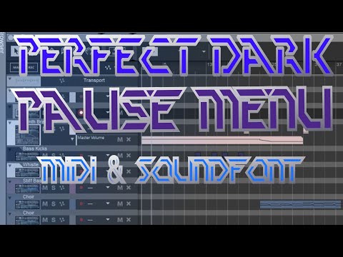 Perfect Dark N64 - Pause Menu [Midi & Soundfont]