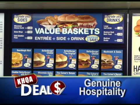 KHQA Deals: Culver’s, $20 voucher for only $10