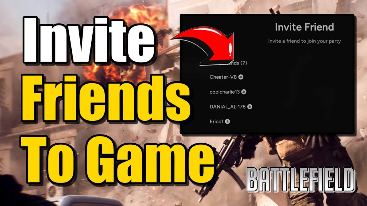 Как пригласить друга в игру в Battlefield 6 (лучший способ)