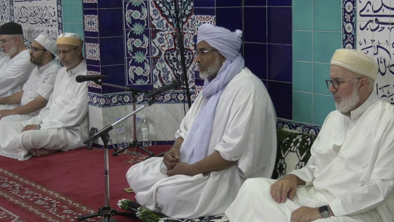 محاضرة سيدي الشيخ الحاج محمد امحمدي في زيارته للزاوية البلقايدية بوهران