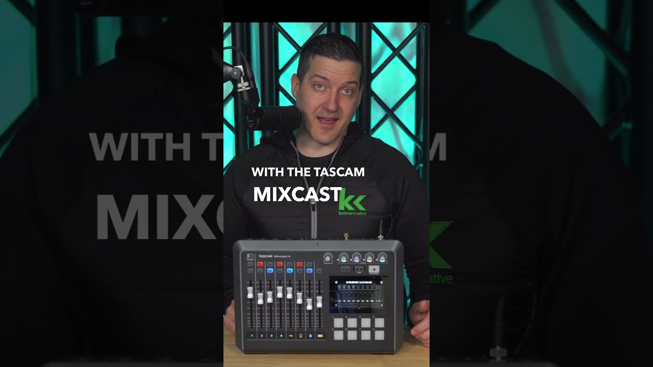 Tascam Mixcast 4: All In One Podcast Studio - YouTube