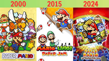 Evolution of Paper Mario Games (2000-2024)
