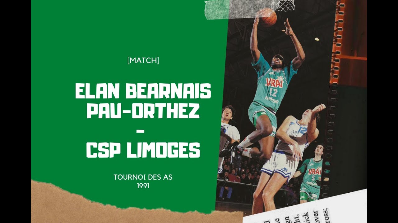 Livre OR BASKETBALL 1987 - Orthez Béarn ASVEL Monaco CSP Limoges - France