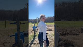 Il est de retour 😱😱😱 #hiver #soleil #equestrian #equitation #chevaux