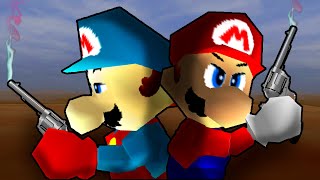 MARIO 64 pero PUEDES USAR ARMAS ft.@Limosick