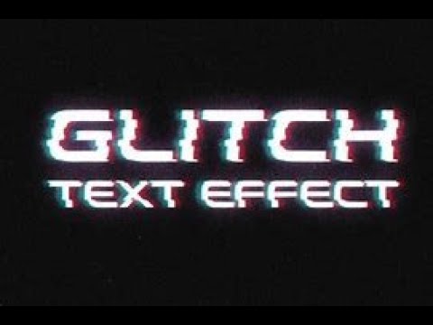 Glitch text animation || pure html, css