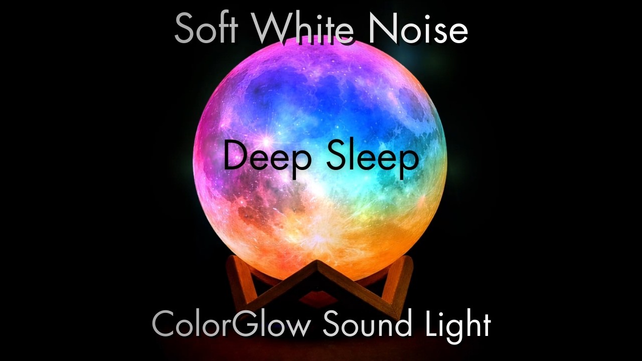 Soft White Noise / Glowing Night Light for Deep Sleep