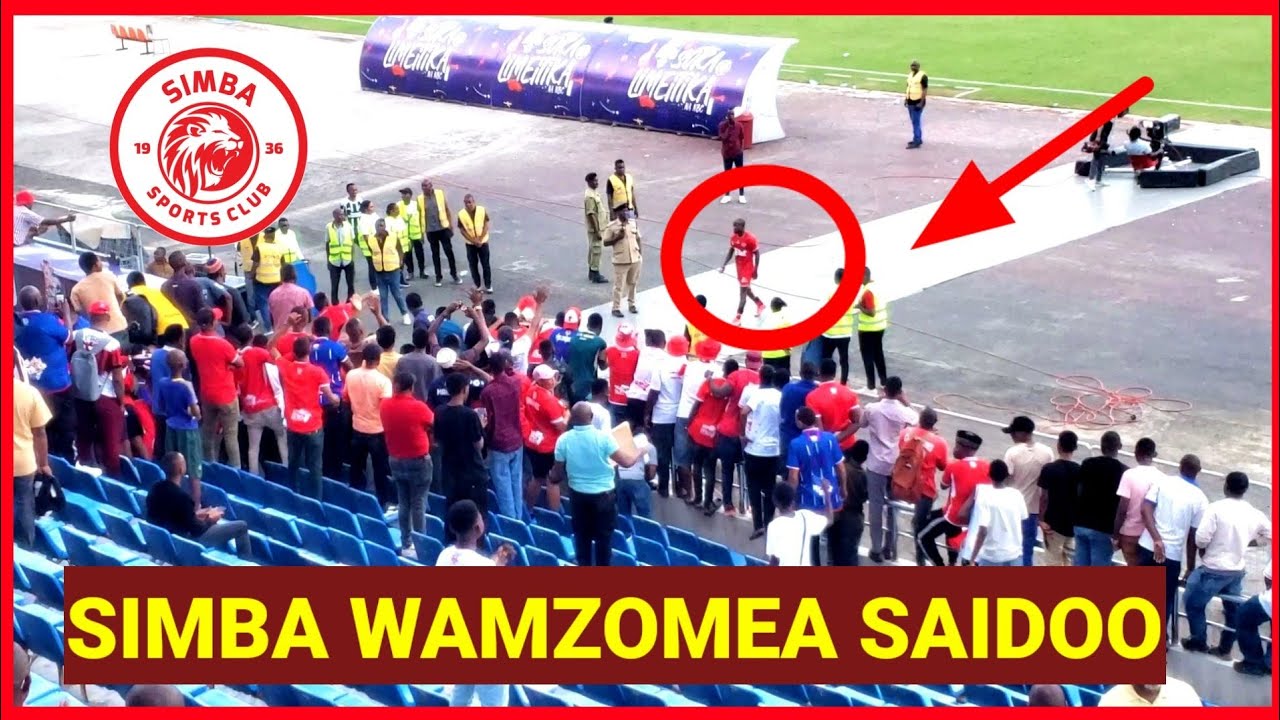 MASKINI TAZAMA SAIDO ALIVYOZOMEWA. A MASHABIKI WA SIMBA BAADA YA MECHI ...