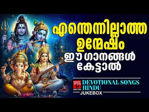 എന്തെന്നില്ലാത്ത ഉന്മേഷം ഈഗാനങ്ങൾ കേട്ടാൽ | Hindu Devotional Songs Malayalam | Hindu Bhakthiganagal