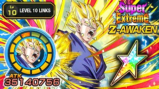 100% SUPER EZA AGL SUPER VEGITO LEVEL 10 LINKS SHOWCASE!!! Dragon Ball Z Dokkan Battle