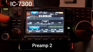 Icom IC-7300 vs IC-705 : very weak signal reception (comparison)