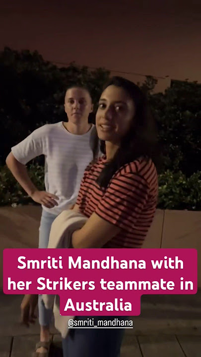 Smriti Mandhana's off day in Australia 🔥 #ytshorts