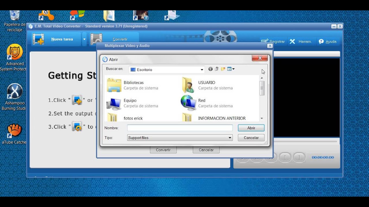 tutorial como unir audio con video YouTube