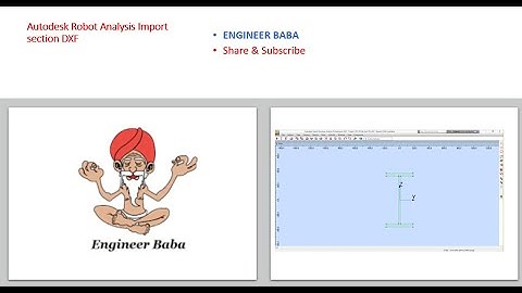 Autodesk Robot Structural Analysis : Create Section From Dxf File