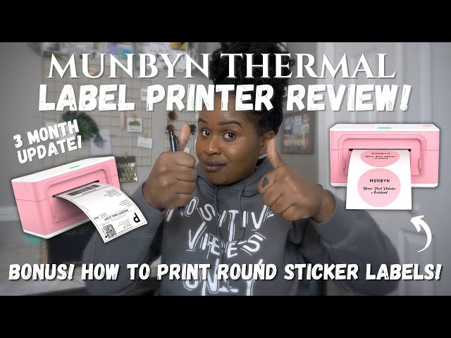 Munbyn Shipping Label Printer Updated Review!, Vision Board Kit