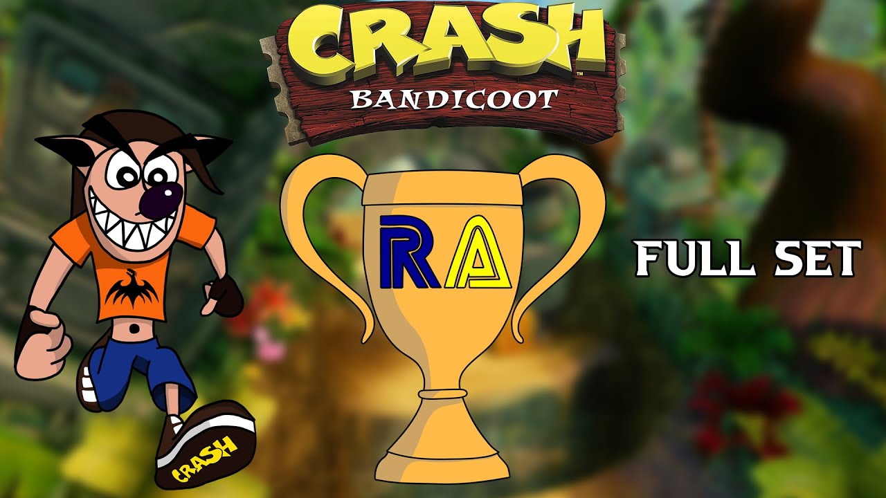 Crash Bandicoot RetroAchievements Mastery | Full Set, All 46 Achievements