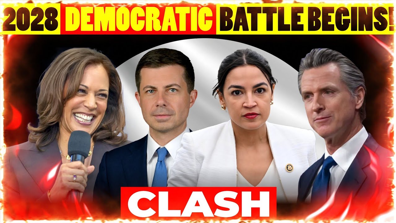 2028 Democratic Primary Heats Up: Kamala Leads, AOC & Pete Surge! - YouTube
