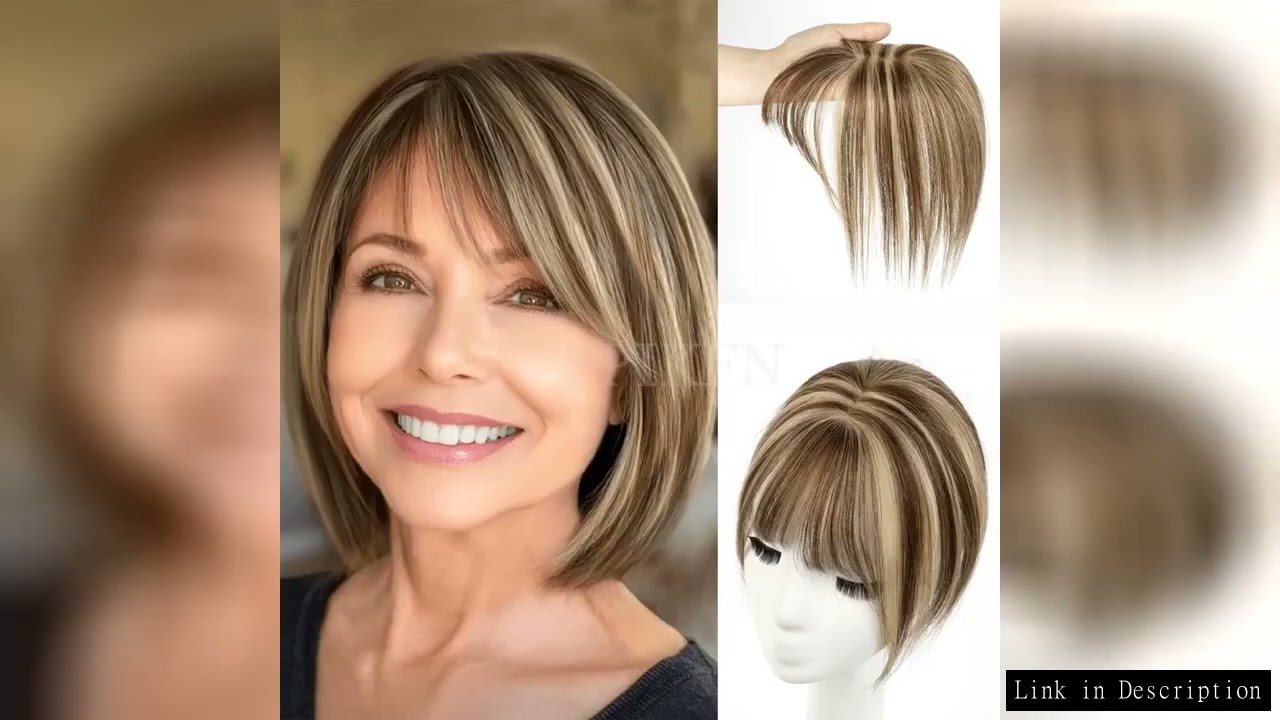 5x9cm Real Human Hair Topper 8"-14" Natural Straight Top Hairpieces Black Brown Blonde Hair Topper M