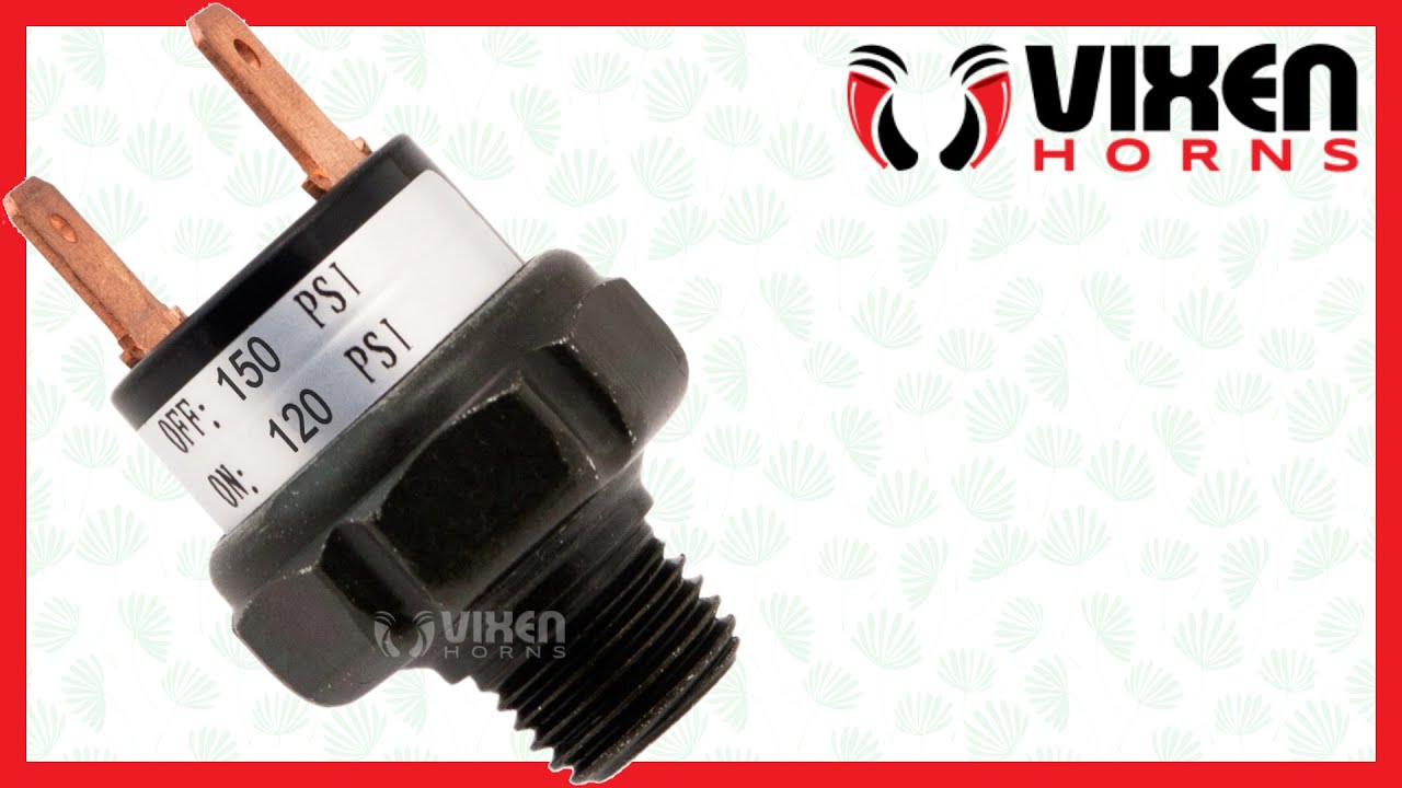Viking Horns VPS-150 Air Pressure Switch, Rated 120/150