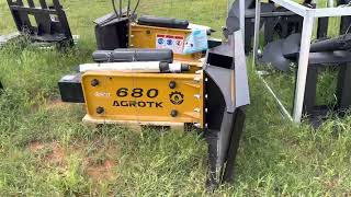 Agrotk Concrete Breaker Skidsteer Attachment