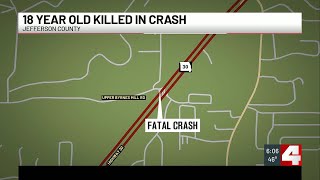1 killed, 3 injured in two-vehicle crash overnight in Jefferson County