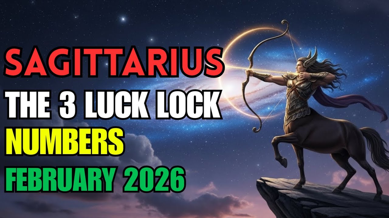 SAGITTARIUS FEBRUARY 2026 ⚠️ The Luck Lock Protocol | 3 Numbers That Open a Rare Wealth Window