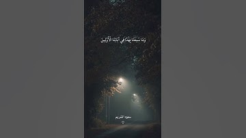 القران الكريم سورة القصص #القارئ_سعود_الشريم