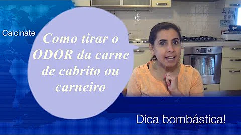 Como tirar o cheiro da carne de bode?