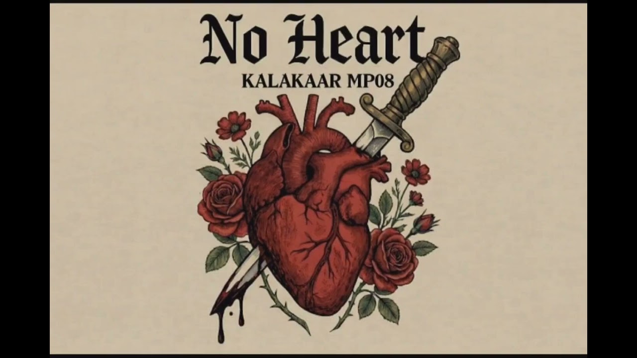 No Heart ! Kalakaar mp08|Official Audio |Emotional Hindi Rap |Heartbreak SadSong|Melodic Hip HopSong
