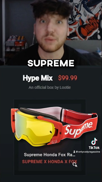 SUPREME x FOX RACING GOGGLE REVIEW! 