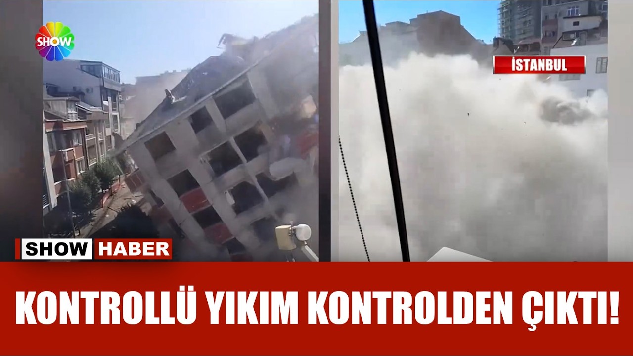 Biri yıkılırken diğer iki bina yerle bir oldu!