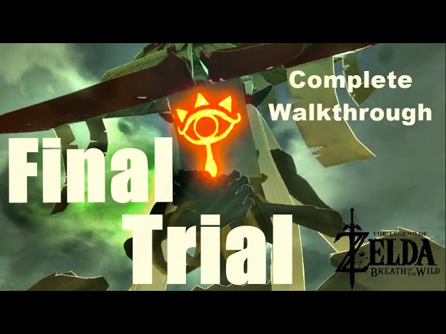 Zelda - The Divine Trial dungeon in Breath of the Wild DLC 2