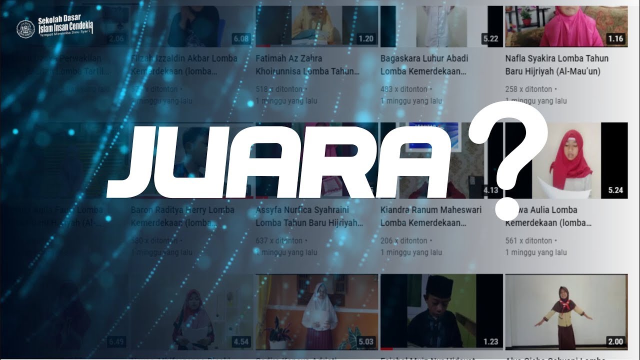 Pengumuman Lomba Kemerdekaan & Lomba Tahun Baru Hijriyah 1443, SDIIC Pacitan