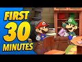 First 30 Minutes of Paper Mario TTYD Gameplay