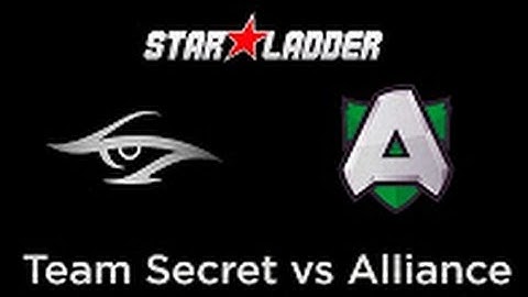 Team Secret vs Alliance GAME 2   StarLadder  Alliance vs Team Secret   2017