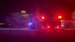 SELCAS Ambulances x2, Fairbury Police, and Livingston County Sheriff responding to an MVA