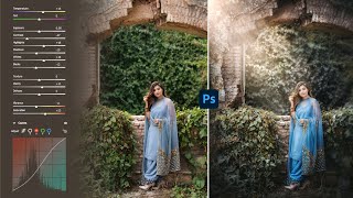 Outdoor Portrait Photo Retouching in Photoshop CC 2021 screenshot 2